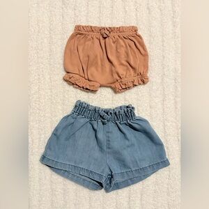 Baby Girl Bloomer & Shorts Set - 2 Piece